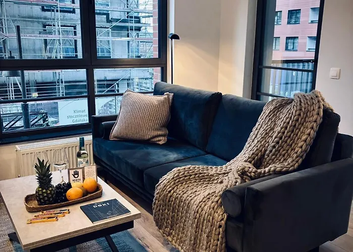 Apartmán White Glove Deluxe Stocznia Montownia Gdaňsk